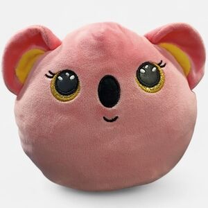 Ty Squish-A-Boo Poppy Pink Koala Bear 10" Plush Toy